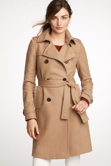J.Crew Icon Trench in Wool-cashmere - Lyst