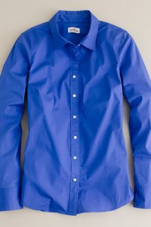 J.Crew Three-quarter Sleeve Stretch Perfect Shirt - Lyst