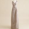 J.crew Adelle Long Dress in Silk Taffeta in Beige (fawn) - Lyst