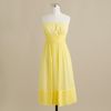 J.crew Juliet Dress in Silk Chiffon in Yellow (frosted citrus) - Lyst