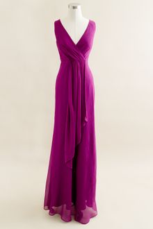 J.Crew Evie Long Dress in Silk Chiffon - Lyst