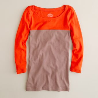 J.Crew Perfect-fit Colorblock Tee - Lyst