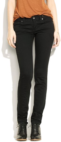 Madewell Rail Straight Jeans in Black Frost Wash - Lyst