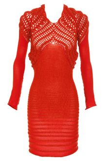 Mark Fast Sculptural Stretch Mohair Knit Dress - Lyst