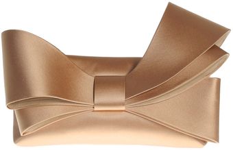 Valentino Satin Clutch with Bow - Lyst