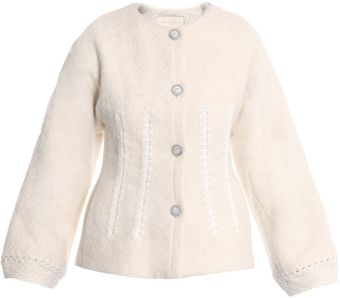 Vanessa Bruno Collarless Cropped Jacket - Lyst