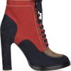 Bally Colorblock Suede Ankle Boots in Blue (red) - Lyst