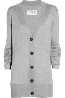Maison Martin Margiela Knitted Silk Cardigan - Lyst