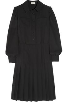 Yves Saint Laurent Wool Shirt Dress - Lyst