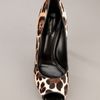 Dolce & Gabbana Peep Toe Pump in Animal (nude) - Lyst