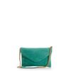 J.crew Invitation Clutch in Suede in Green (tropical green) - Lyst