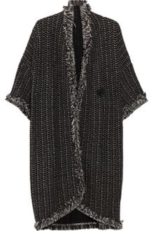 M Missoni Fringed Wool Cardi-coat - Lyst