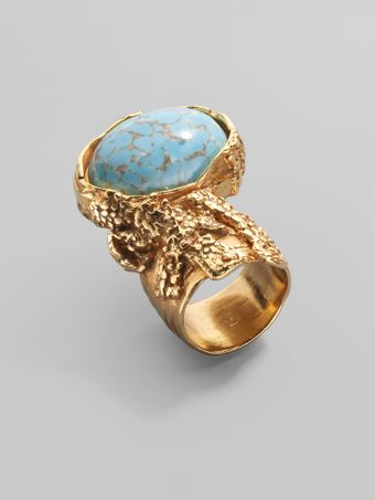 Yves Saint Laurent Arty Ovale Ring - Lyst