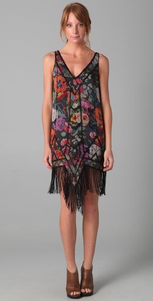 Haute Hippie Gypsy Rose Flapper Dress - Lyst