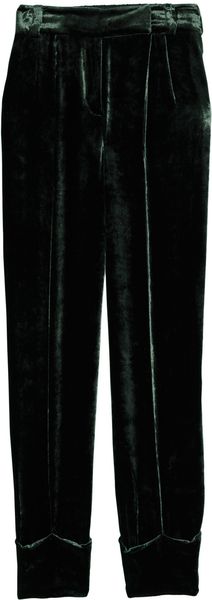  Velvet Wide-leg Pants 