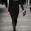 Versus Woolcrepe and Boned Tulle Dress in Black - Lyst