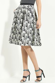 Jason Wu Floral Print Silk Skirt - Lyst