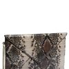 French Connection Secret Faux Leather Clutch in Beige (natural snake) - Lyst