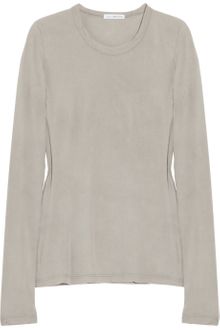 James Perse Cotton-jersey Top - Lyst
