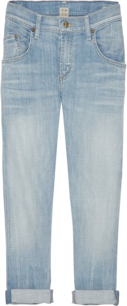 Citizens Of Humanity Lennox Low-rise Cropped Boyfriend Jeans - Lyst