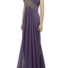 Marchesa Embroidered Bodice Gown in Purple - Lyst