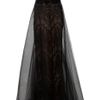 Marchesa Strapless Tulle Gown in Black - Lyst