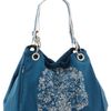 Nordstrom Slouchy Eco Tote with Pouch in Blue (teal) - Lyst