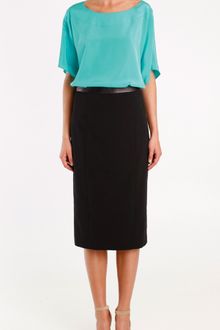 Tibi Heavy Washed Silk Easy Top - Lyst