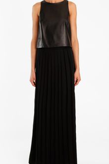 Tibi Silk Chiffon Pleated Skirt - Lyst