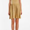 Tibi Metallic Sleeveless Sweater Dress in Gold - Lyst