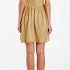 Tibi Metallic Sleeveless Sweater Dress in Gold - Lyst