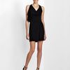 Bcbgmaxazria Sleeveless Cowlneck Dress in Black - Lyst