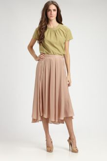 Cacharel Pleated Skirt - Lyst