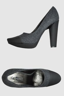 Calvin Klein Collection Platform Pumps - Lyst