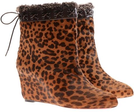 Christian Louboutin Toufoure Calf Hair Chad Boots in Animal (leopard) - Lyst