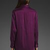 Equipment Signature Sand Washed Satin Blouse in Purple - Lyst