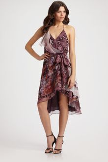 Haute Hippie New Take Me Now Printed Silk Dress - Lyst