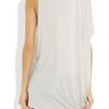 Helmut Lang Asymmetric Jersey Top in Gray - Lyst