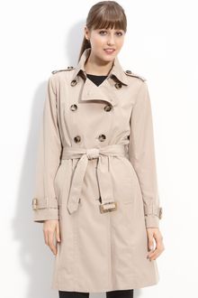 London Fog Double Breasted Trench - Lyst