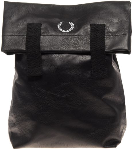 Fred Perry Deconstructed Backpack in Black for Men - Lyst