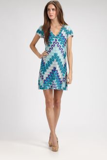 Missoni V-neck Glitter Dress - Lyst