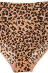 Stella McCartney Marguerite Riding Leopard Brief