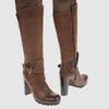 Enrico Fantini Highheeled Boots in Brown (lead) - Lyst