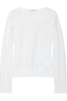 James Perse Slub Cotton-jersey Top - Lyst