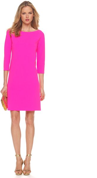 Michael Kors Dolmansleeve Shift Dress in Purple - Lyst