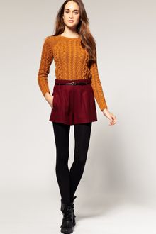 River Island Smart Wool Mix Shorts - Lyst