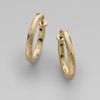 Roberto Coin 18k Yellow Gold Hammered Hoop Earrings/1&frac14 in Gold (yellow) - Lyst