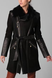 Temperley London Sofia Sheepskin Coat - Lyst