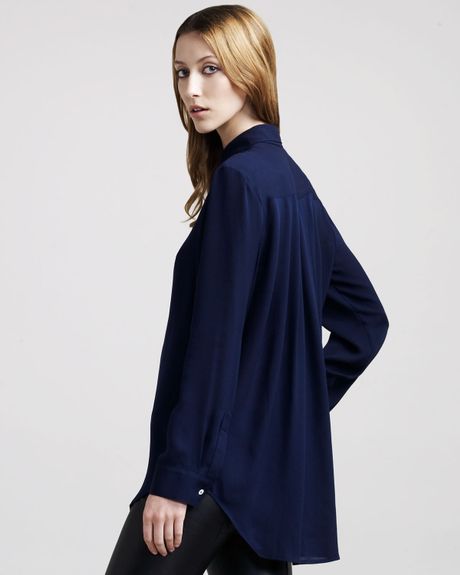 The Row Silk Brandy Blouse | Harrods US