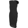 Helmut Lang Feather Shoulder Dress in Black - Lyst